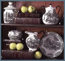 Black and White Tableware